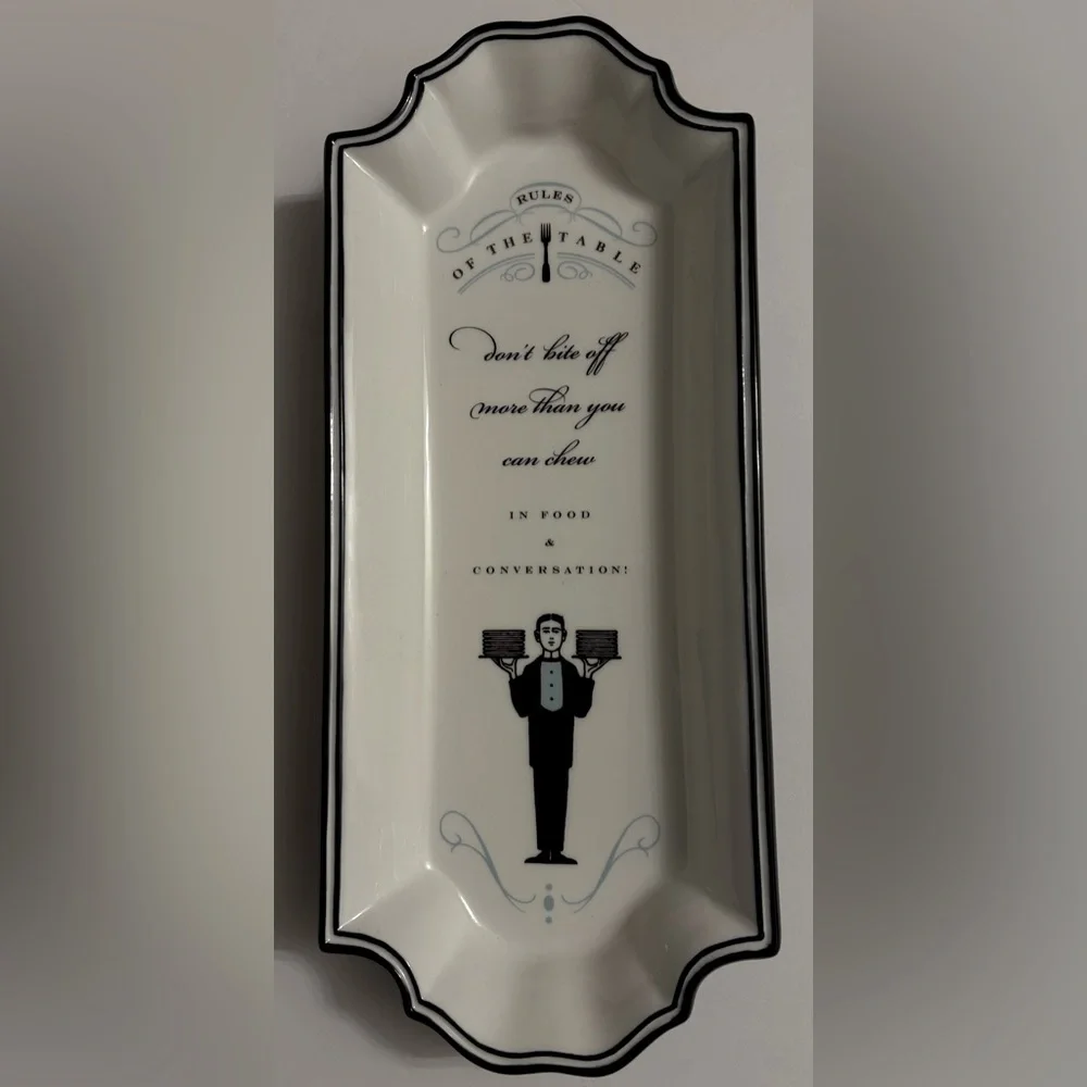 Grasslands Road “RULES OF THE TABLE” Tray